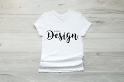 Bella Canvas 3001 White T-shirt Mockup Unisex Tee Mock up Product Image 1