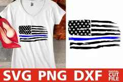 Distresses Flag svg, 4th of July svg, 50 stars svg, America Product Image 1