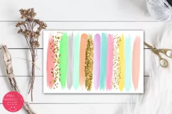 Pastel Colors Brush Strokes- Pastel Brush Strokes Clipart Product Image 4