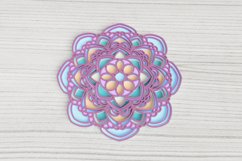 Mandala laser cut file - Layered Mandala Product Image 3