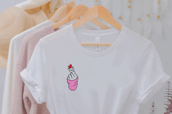 Finger Snap Valentine embroidery design Product Image 2