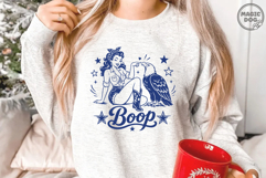 Retro Girl Boop Eagle|Vintage Patriotic 4th of July Merica Product Image 3