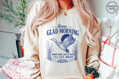 Vintage Flying Mallard Duck Inspirational Christian Hymn SVG Product Image 3