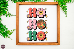 Retro Ho Ho Ho Christmas Sublimation Png Product Image 2