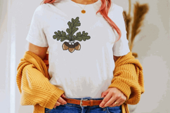 Acorn with leaves, Oak Nut, Fall Machine Embroidery Design Product Image 3