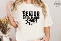 Senior 2027 Drum Major Mom Class of 2027 Marching Band SVG Product Image 3