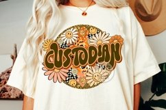 Custodian Png Retro Groovy Floral Leopard Custodial Crew Png Product Image 3