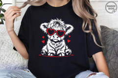 Baby Highland Cow with Sunglasses| Western Farm Animal SVG Product Image 4