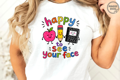 Happy to See Your Face|Cute Back to School Teacher Apple Pen Product Image 3