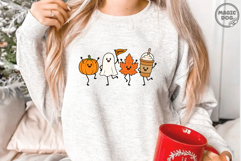 Halloween Fall Doodle Pumpkin Spooky Character Autumn Season Product Image 3