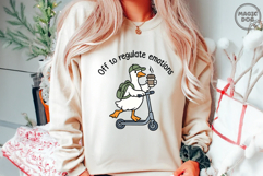 Funny Goose Scooter Meme|Emotional Regulation, Mental Health Product Image 2