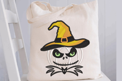 Halloween Pumpkin in hat. Jack-o-lantern. Spooky pumpkin. Product Image 1