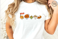 Happy Thanksgiving, Doodles Cute Thanksgiving Food Character Product Image 3