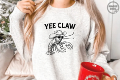 Yee Claw Lobster Cowboy|Funny Summer Western Beach SVG Product Image 3