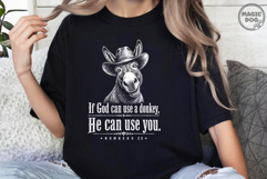 Christian Donkey If God Can Use A Donkey He Can Use You SVG Product Image 3
