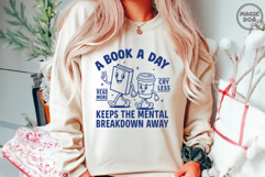 A Book A Day Keeps The Mental Breakdown Away|Book and Coffee Product Image 3