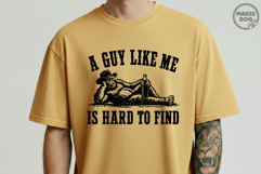 Bigfoot A Guy Like Me Is Hard To Find|Sasquatch Cowboy Dad Product Image 5