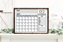 Customizable Family Calendar SVG - Free Design of The Week Product Image 1