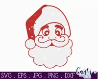 Grunge Santa Christmas Svg Design For Shirts Product Image 2