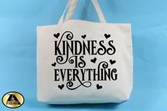 KIND SVG Positive Quote SVG PNG EPS DXF Inspirational SVG Product Image 2