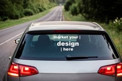Car sticker outdoors Car decal mockup vinyl decal mock up Product Image 1