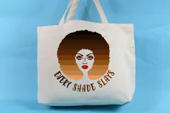 Black Woman SVG Melanin SVG PNG DXF EPS For Cutting Printing Product Image 5
