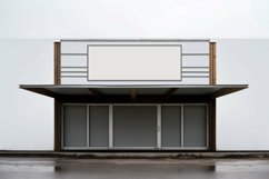 Commercial Aluminium Building Fascia Logo Signage Mockup Product Image 1