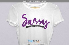Sassy since birth | svg, printable Product Image 2