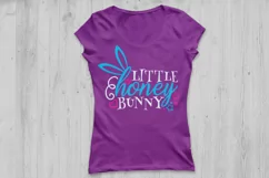 Little Honey Bunny Svg, Easter Bunny Svg, Baby Bunny Svg. Product Image 2