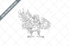 Basan Basabasa or Inuhoo Wings Spread Front Ukiyo-E or Ukiyo Product Image 1