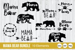 Mama Bear Bundle SVG, Mama Bear SVG Product Image 1
