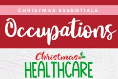 Christmas Healthcare worker svg, a health care worker svg Product Image 3