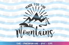 Camping -Made for the mountains svg Product Image 1