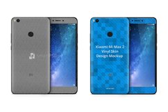 Xiaomi Mi Max 2 Vinyl Skin Design Mockup 2018 Product Image 2