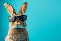 funny bunny with glasses Product Image 1