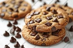 Cookies with chocolate chips Heap Product Image 1