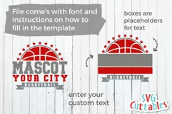 Basketball SVG | Basketball Template 0015 | Shirt Design Product Image 5