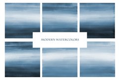 Watercolor Backgrounds - Rose/Indigo Product Image 5