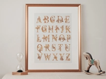 Watercolor nursery alphabet print -INSTANT DOWNLOAD Product Image 2
