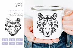 Tiger SVG Cut File for Cricut and Silhouette DXF PNG JPG PDF Product Image 2