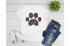 Distressed Paw svg, Dog Paw Svg, Dog Mom svg Product Image 2