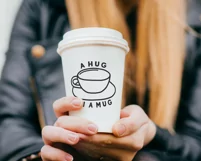 A Hug In A Mug SVG | Coffee Mug Illustration SVG Product Image 3