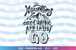 Camping -the mountains are calling svg Product Image 1
