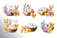 Happy Easter. Watercolor collection Product Image 7