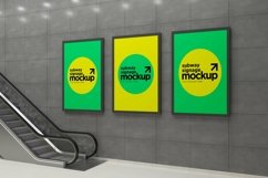 Subway Three Sign Mockup Product Image 1
