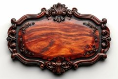 Vintage Wooden Nameplate Signboard Product Image 1