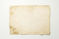 old Sheet of paper on a white background. Product Image 1