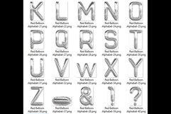 41 Silver Balloon Alphabet Number Symbol PNG Clip arts Product Image 9