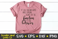 It's All Fun and Games SVG - Teacher SVG - EPS - DXF - PNG Product Image 1