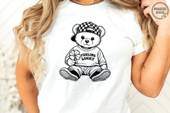 Lucky Shamrock Bear SVG|St. Patrick's Day Teddy Bear Product Image 5